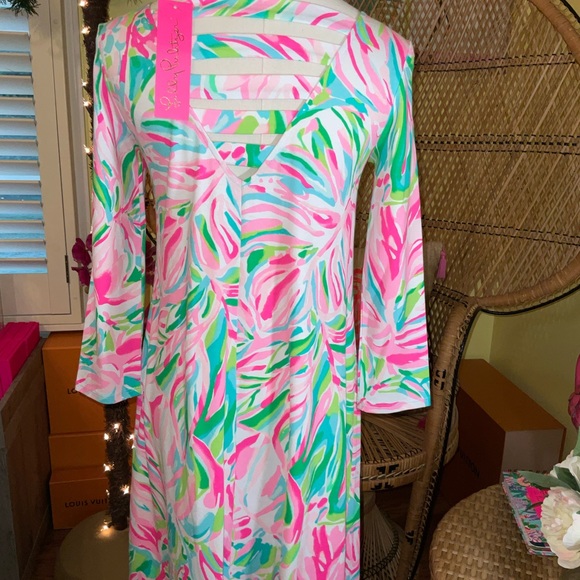 Lilly Pulitzer NWT Ophelia Swing Dress Croc My World PRICE IS FIRM🔥 - Picture 5 of 16